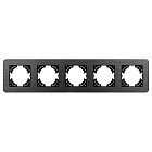 Рамка алюминиевая FRM-AKIRY-AL-5-BK (Arlight, -) Lednikoff