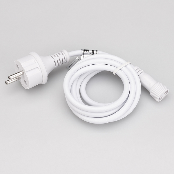 Шнур питания ARD-CLASSIC-ICEFALL-1.5M White (230V) (Ardecoled, Закрытый) Lednikoff