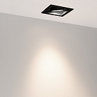 Светильник MS-VORTEX-BUILT-S117x117-20W Day4000 (BK-BK, 40 deg, 230V) (Arlight, IP20 Металл, 5 лет) Lednikoff