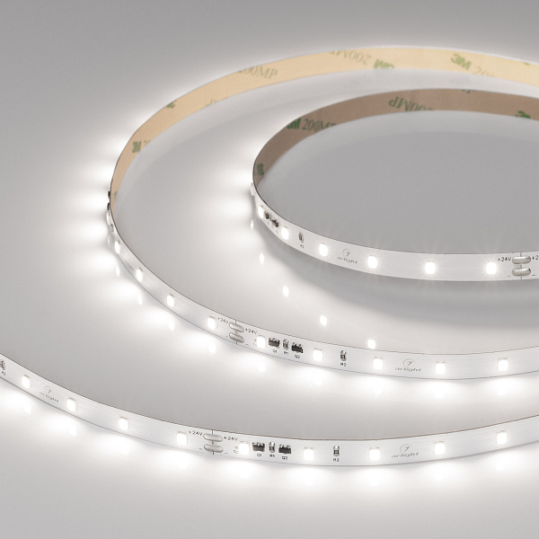 Светодиодная лента IC-A60-8mm 24V Day5000 (4.8 W/m, IP20, 2835, 10m) (Arlight, стабилизированная) Lednikoff