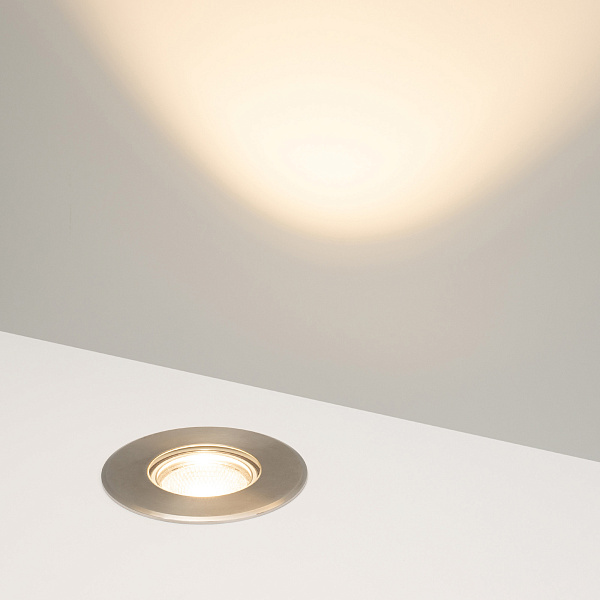 Светильник LTD-GROUND-R110-15W Warm3000 (SL, 20 deg, 230V) (Arlight, IP67 Металл, 3 года) Lednikoff
