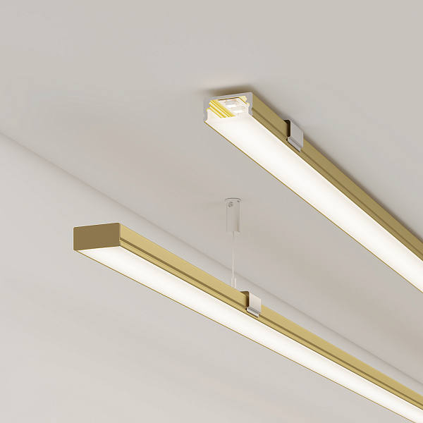 Профиль LINE-1708-2000 ANOD GOLD (Arlight, Алюминий) Lednikoff