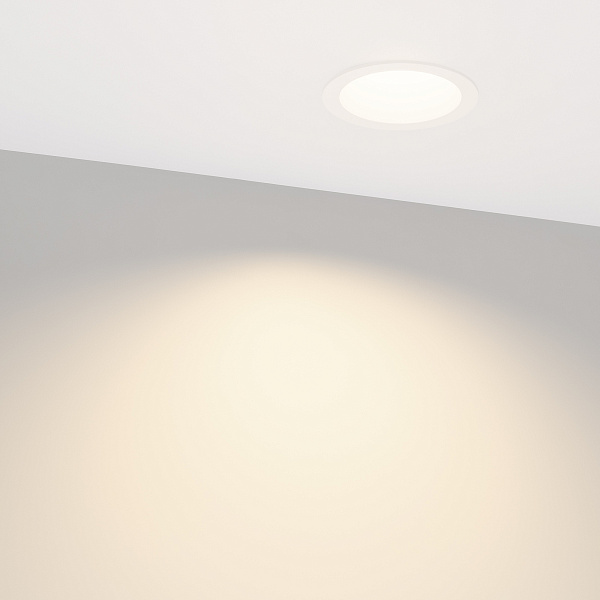 Светильник MS-DROP-BUILT-R84-8W Day4000 (WH, 85 deg, 230V) (Arlight, IP54 Металл, 5 лет) Lednikoff