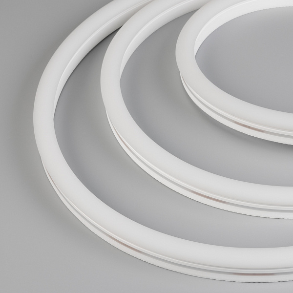 Светодиодная лента герметичная WAVE-SIDE-A120-12x25mm 230V Red (12 W/m, IP67, 50m, wire x2) (Arlight, Грибовидная форма)