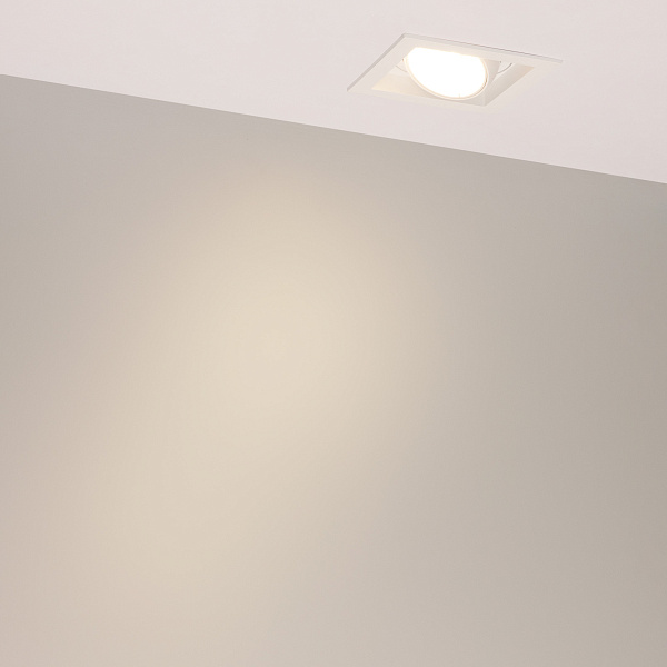 Светильник MS-VORTEX-BUILT-S117x117-20W Warm3000 (WH-WH, 20 deg, 230V) (Arlight, IP20 Металл, 5 лет) Lednikoff