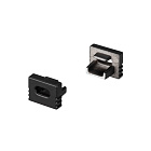 Заглушка SL-MINI-8-H6 BLACK с отверстием (Arlight, Пластик) Lednikoff