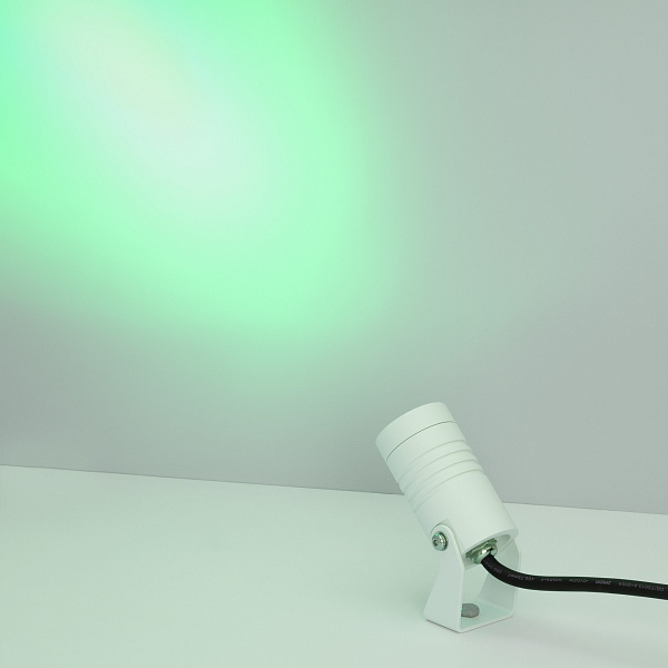 Светильник KT-RAY-COLOR-R42-6W RGB (WH, 25 deg, 12V) (Arlight, IP67 Металл, 3 года) Lednikoff
