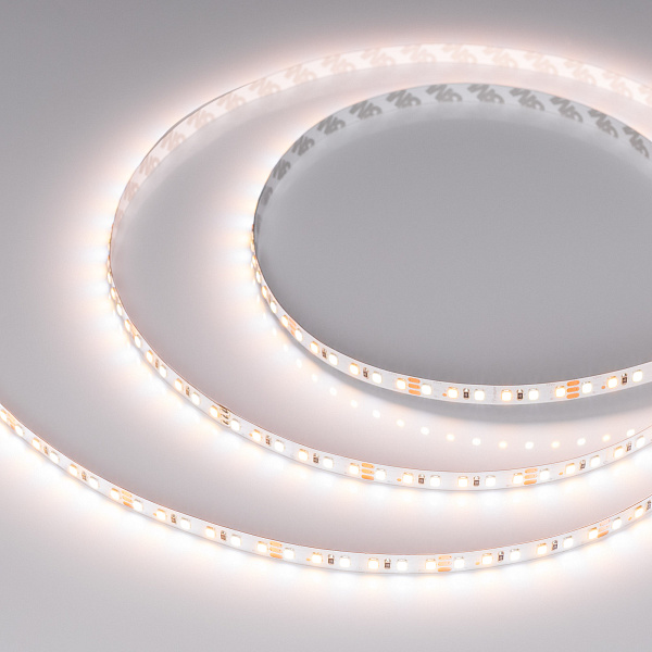Светодиодная лента RT-A120-8mm 12V White-MIX (9.6 W/m, IP20, 2835, 5m) (Arlight, Изменяемая ЦТ) Lednikoff