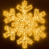 Фигура светодиодная ARD-SNOWFLAKE-M11-1250x1200-604LED Warm (230V, 36.5W) (Ardecoled, IP65, 1 год)