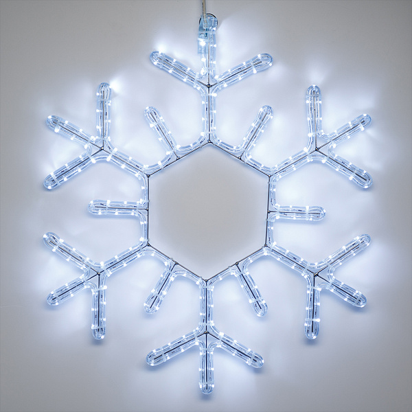 Фигура ARD-SNOWFLAKE-M5-600x600-216LED White (230V, 15W) (Ardecoled, IP65) Lednikoff
