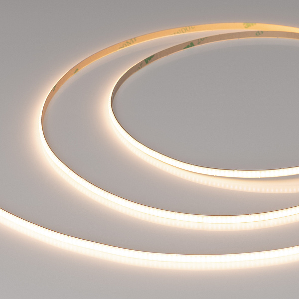 Светодиодная лента COB-X480-4mm 24V Warm3000 (4 W/m, IP20, CSP, 5m) (Arlight, -) Lednikoff