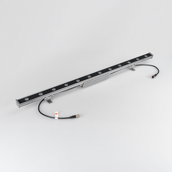 Линейный прожектор AR-LINE-1000-12W Warm3000 (GR, 15x60 deg, 230V) (Arlight, IP65 Металл, 3 года) Lednikoff