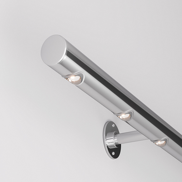Светильник ALT-LODESTAR-HANDRAIL-R27-1.5W Warm3000 (GR, 30x60 deg, 12-24V) (Arlight, IP67 Металл, 3 года) Lednikoff
