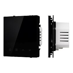 Терморегулятор SWT-NOBE-MTE-SFPL-BK (электрический тёплый пол) (Arlight, Черный оникс)