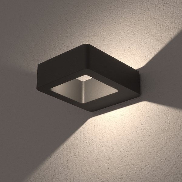 Светильник LGD-Wall-Frame-J2B-7W Warm White (Arlight, IP54 Металл, 1 год) Lednikoff
