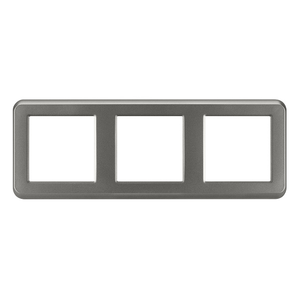 Рамка пластиковая FRM-VERSA-PL-3-GR (Arlight, -) Lednikoff