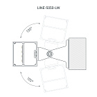 Профиль SL-LINE-5050-LW-3000 WHITE (Arlight, Алюминий) Lednikoff