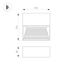 Светильник LGD-RIBONIK-S114x114-5W Day4000 (Черный, 50 deg, 230V) (Arlight, IP65 Металл, 5 лет) Lednikoff