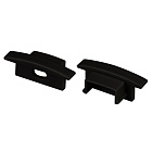 Заглушка LINE-2308-F BLACK с отверстием (Arlight, Пластик) Lednikoff