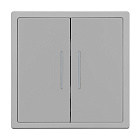 Механизм выключателя двухклавишный проходной LED SWT-NOBE-MKP2-SFPL-L-IS (230V, 10A) (Arlight, Никель) Lednikoff