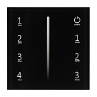 Панель SMART-P34-DIM-IN Black (230V, 0-10V, Sens, 2.4G) (Arlight, IP20 Пластик, 5 лет) Lednikoff