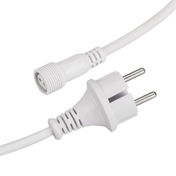 Шнур питания ARD-CLASSIC-ICEFALL-1.5M White (230V) (Ardecoled, Закрытый) Lednikoff