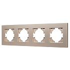 Рамка пластиковая FRM-PERIO-PL-4-GD (Arlight, -) Lednikoff