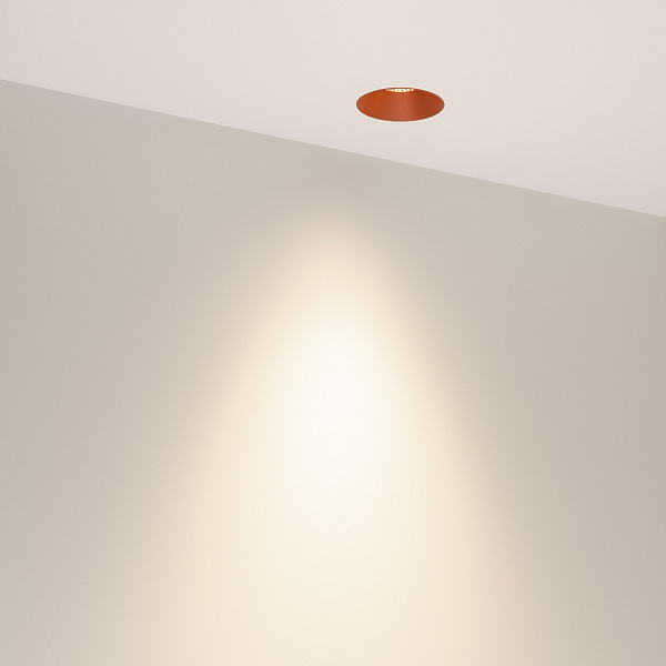 Светильник безрамочный DL-INTRAL-R63-8W Day4000 (Терракота RAL8004, 36 deg, 230V) (Arlight, IP20 Металл, 5 лет) Lednikoff