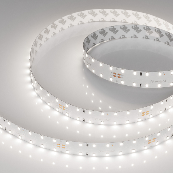 Светодиодная лента RT-A140-20mm 24V Day5000 (22 W/m, IP20, 2835, 4.7m) (Arlight, Открытый) Lednikoff