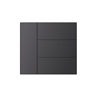 INTELLIGENT ARLIGHT Накладка панели KNX-23-4G-SUF Dark Grey (Backlightless) (IARL, IP20 Металл, 2 года) Lednikoff