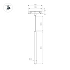 Светильник MAG-ORIENT-SPOT-HANG-L500-R20-3W Warm3000 (BK, 20 deg, 48V) (Arlight, IP20 Металл, 5 лет)