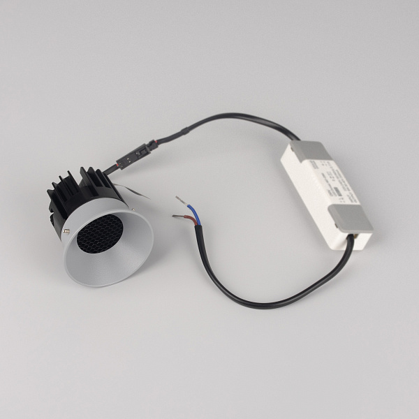 Светильник безрамочный DL-INTRAL-R63-8W Day4000 (Серый RAL7045, 36 deg, 230V) (Arlight, IP20 Металл, 5 лет) Lednikoff