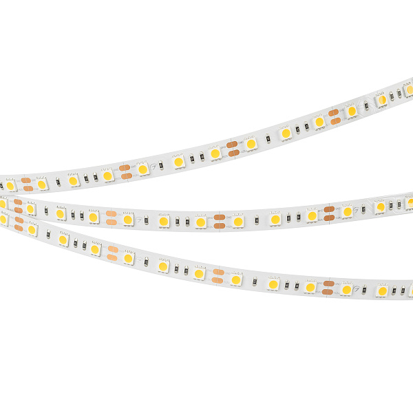 Светодиодная лента RT-B60-10mm 12V Warm3000 (14.4 W/m, IP20, 5060, 5m) (Arlight, 14.4 Вт/м, IP20) Lednikoff