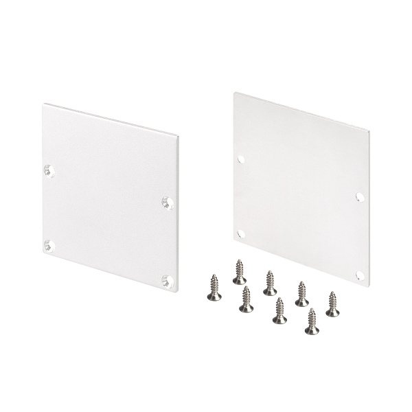 Заглушка SL-LINE-5050-LW WHITE глухая (Arlight, Металл) Lednikoff