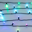 Светодиодная гирлянда ARD-STRING-CLASSIC-6000-BLACK-40LED-LIVE RGB-SPI (12V, 26W) (Ardecoled, IP65) Lednikoff