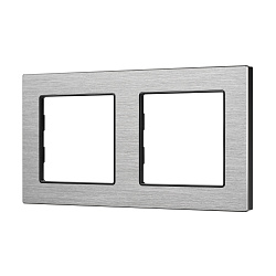 Рамка алюминиевая FRM-PRESTO-ALS-2-GR (Arlight, -)