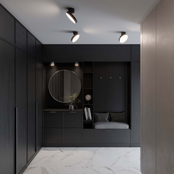 Светильник SP-RONDO-FLAP-R110-25W Day4000 (BK, 110 deg) (Arlight, IP40 Металл, 3 года) Lednikoff