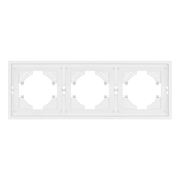 Рамка пластиковая FRM-TENDO-PL-3-WH (Arlight, Белый) Lednikoff