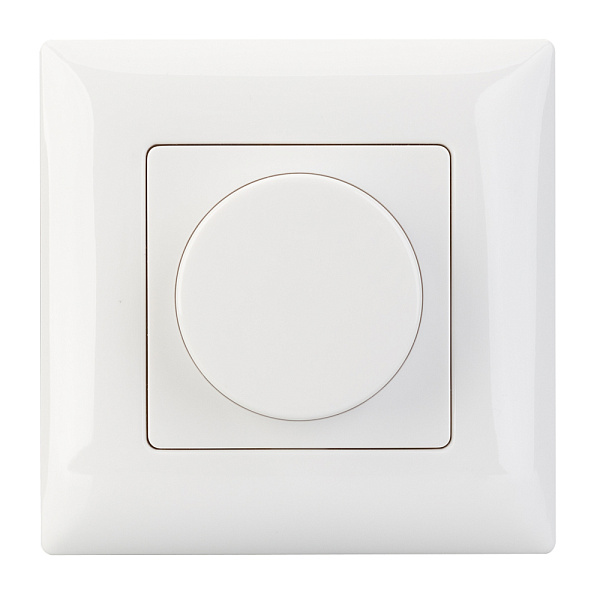 Панель SMART-P14-DIM-IN White (230V, 3A, 0-10V, Rotary, 2.4G) (Arlight, IP20 Пластик, 5 лет) Lednikoff