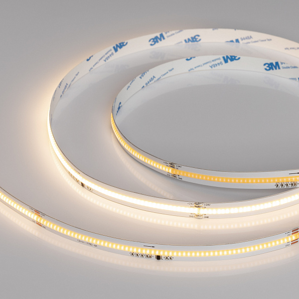 Светодиодная лента SPI-COB-X378-12mm 24V Warm3000-PX63-BPT (7 W/m, IP20, 5m) (Arlight, бегущий огонь) Lednikoff
