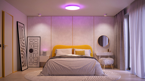 Светильник SP-FAVOR-R600-50W Day4000-MIX-RGB (WH, 100 deg, 230V, Tuya Zigbee) (Arlight, IP54 Пластик, 3 года) Lednikoff