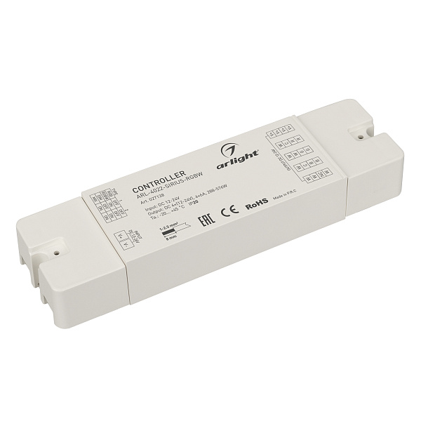 Контроллер ARL-4022-SIRIUS-RGBW (12-24V, 4x6A, RF) (Arlight, IP20 Пластик, 2 года) Lednikoff