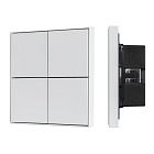 INTELLIGENT ARLIGHT Кнопочная панель KNX-304-23-IN White (BUS, Frame) (IARL, IP20 Металл, 2 года) Lednikoff