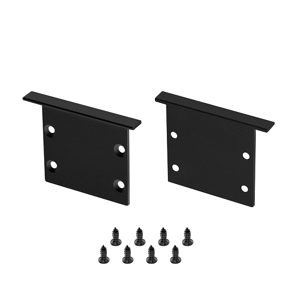 Заглушка LINIA45-F-TRAY BLACK глухая (Arlight, Алюминий) Lednikoff