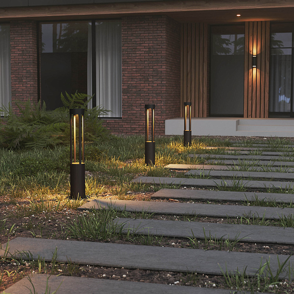 Светильник LGD-CASTELLO-BOLL-H800-20W Warm3500-MIX (GR, 80 deg, 230V) (Arlight, IP65 Металл, 5 лет) Lednikoff