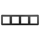 Рамка пластиковая FRM-VERSA-PL-4-BK (Arlight, -) Lednikoff