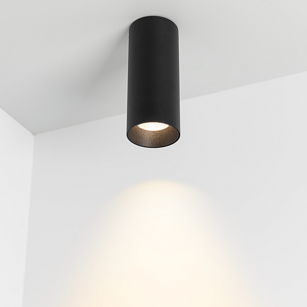 Светильник SP-POLO-SURFACE-R65-8W Warm3000 (BK-BK, 40 deg) (Arlight, IP20 Металл, 5 лет) Lednikoff