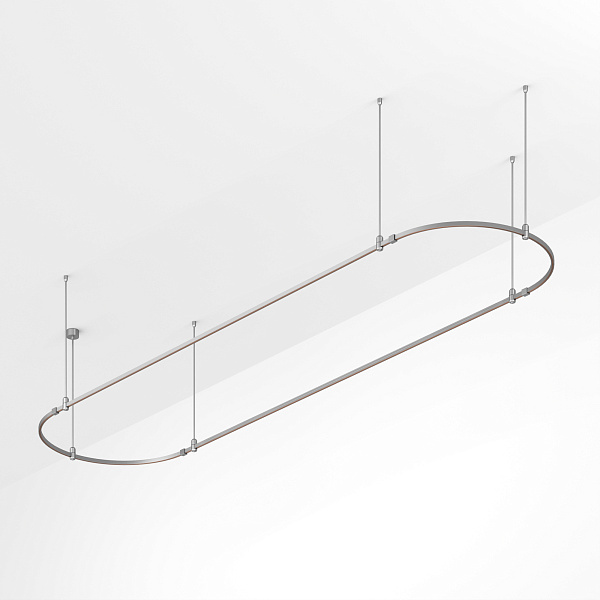 Основание ART-APRIORI-OVAL-ROD-800-4000x1000 (TN) (Arlight, IP20 Металл, 3 года)