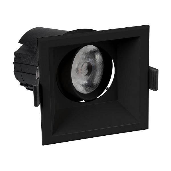 Светильник MS-FLOW-BUILT-S85x85-12W Warm3000 (BK, 55 deg, 230V) (Arlight, IP20 Металл, 5 лет) Lednikoff