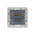 Механизм выключателя двухклавишный непроходной SWT-MK02-PL-WH (250V, 16A) (Arlight, -) Lednikoff